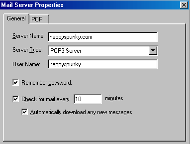 Netscape Mail Configuration -3-